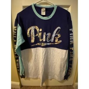 VS PINK Long Sleeve Top Sz Small